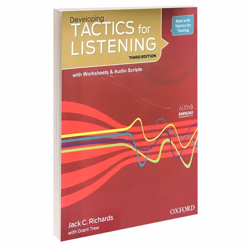 کتاب TACTICS for LISTENING Developing اثر Jack C. Richards and Grant Trew انتشارات Oxford