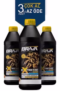 روغن و مکمل موتور EXTREME 6000 4T 5W40 3X 1 LT Brava
