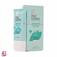 کرم پوشاننده و مرطوب کننده صورت پرودرما مدل ROSEAVEST حجم 40 میلی لیتر | PRO DERMA ROSEAVEST DEDNESS RELIFE CC CREAM NATURAL BEIGE CREAM 40 ML