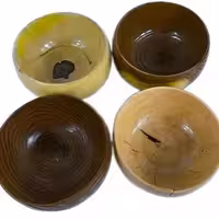 پیاله چوبی چوب گردو 12 سانتی کد 2001