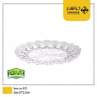 سینی یکبار مصرف کریستال گرد کوچک کوهسار کد 415