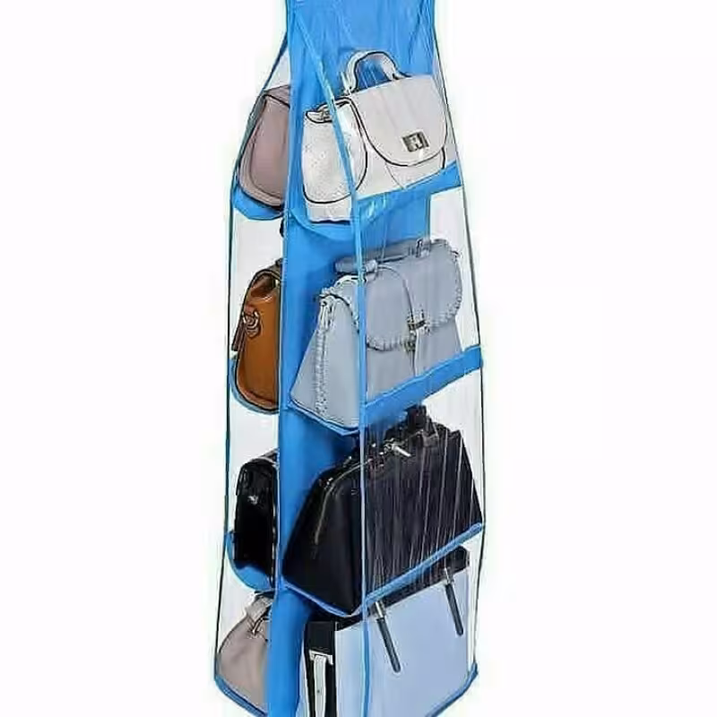 نظم دهنده کیف دارای  جا برای 6عددکیف سایز متوسط  جنس عالی بسیار کاربردی 