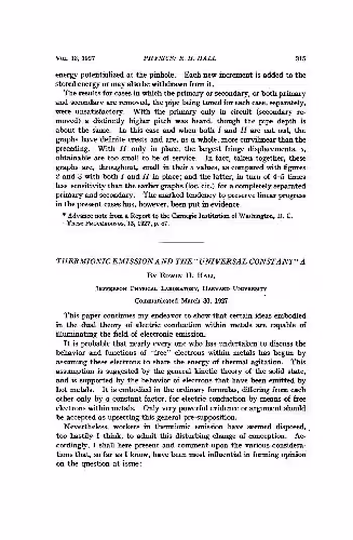خرید و دانلود نسخه کامل کتاب Thermionic Emission and the Universal Constant A