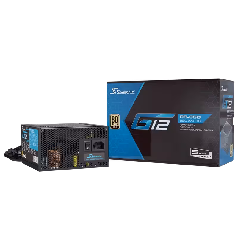پاور کامپیوتر 650 وات سی سونیک مدل Seasonic G12 GC 80  GOLD