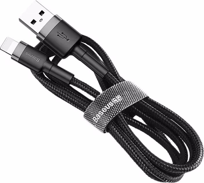 کابل شارژ لایتنینگ باسئوس مدل CALKLF-HG1 Cafule Cable به طول 2 متر