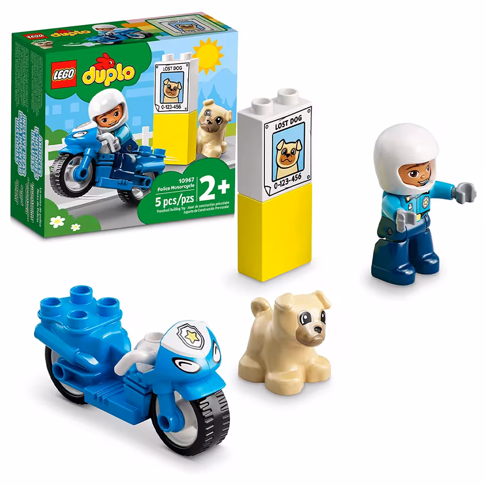 لگو Duplo مدل Police Motorcycle 10967