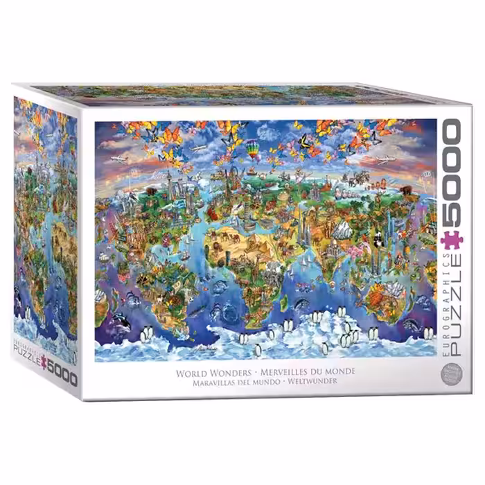 پازل 5000 تکه یوروگرافیکس Eurographics طرح عجایب جهان