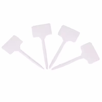 اتیکت پلاستیکی گلدان و مزرعه سایز متوسط ارتفاع 18 سانتیمتر