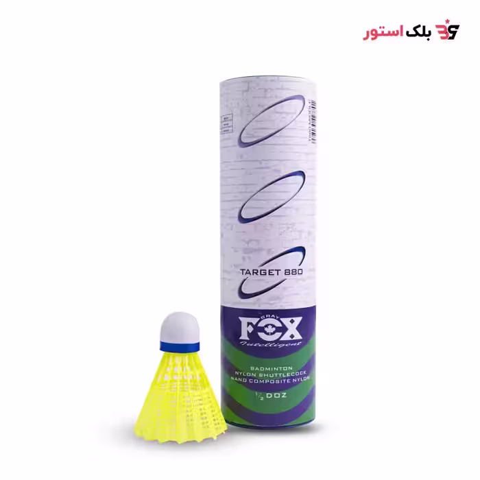 توپ بدمینتون فوکس درجه 2 بسته 6 تایی