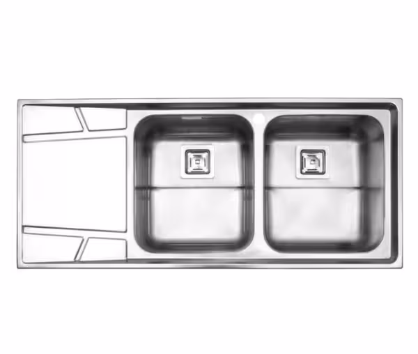 سینک استیل البرز لگن توکار 738