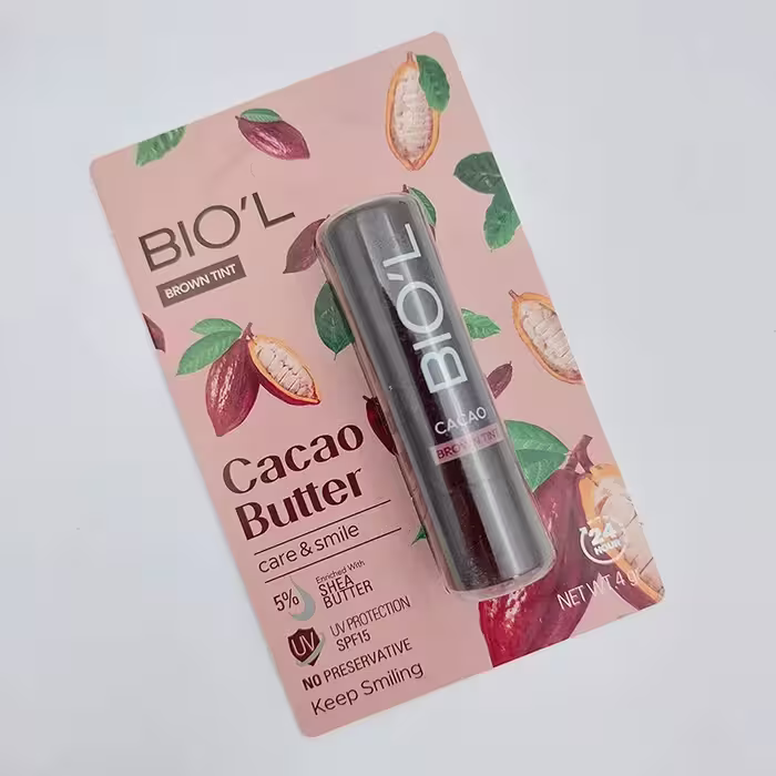 بالم لب بیول با طعم و رنگ کاکائو نرم کننده لب بیول BIOL Cacao کد 92998