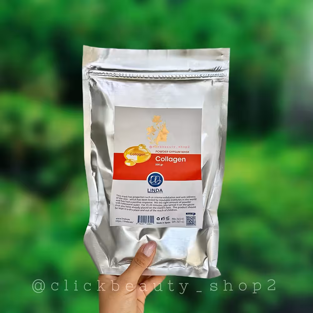 ماسک گچی کلاژن لیندا 500 گرم- linda collagen powder gypsum mak
