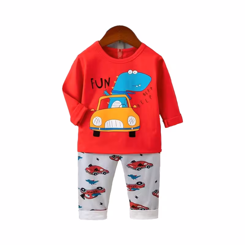 بلوز شلوار راحتی طرح FUN