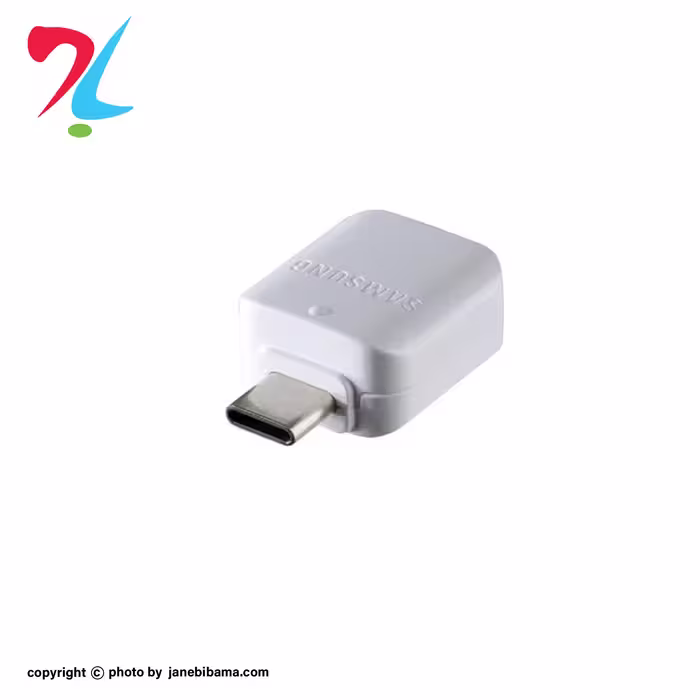 مبدل اورجینال تایپ سی به یو اس بی Samsung USB Type-C to USB OTG Connector سفید