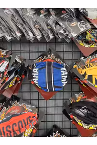 هدبند/دستمال سر موتورسیکلت مشکی هدبند دستمال موتور Bandana Yamaha Baf پروسو Prosev