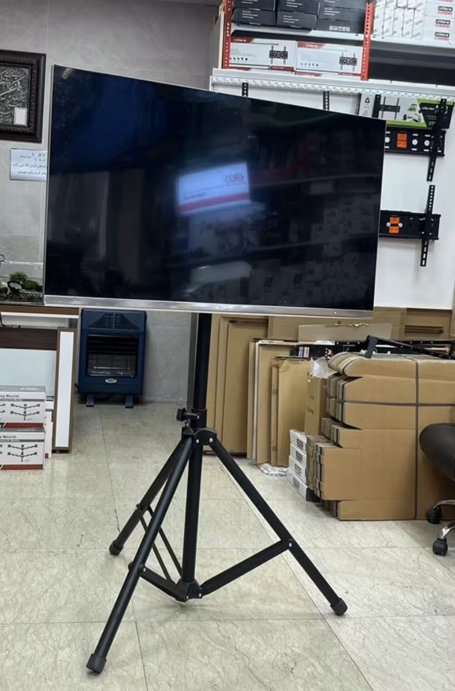 پایه ایستاده تلویزیون نمایشگاهی سایز 32 تا 55 اینچ