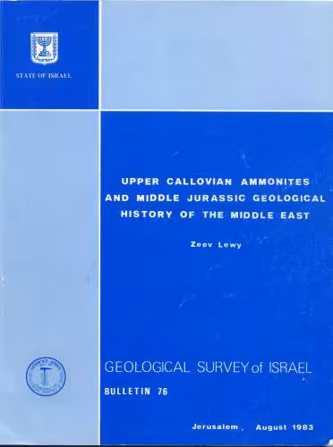خرید و دانلود نسخه کامل کتاب Upper Callovian ammonites and Middle Jurassic geological history of the Middle-East