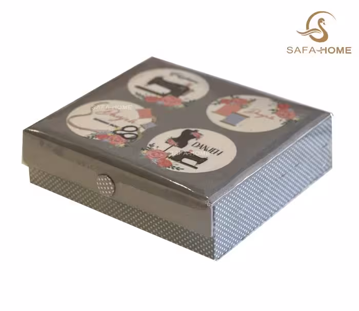 جعبه و وسایل خیاطی طرح دیزاین
