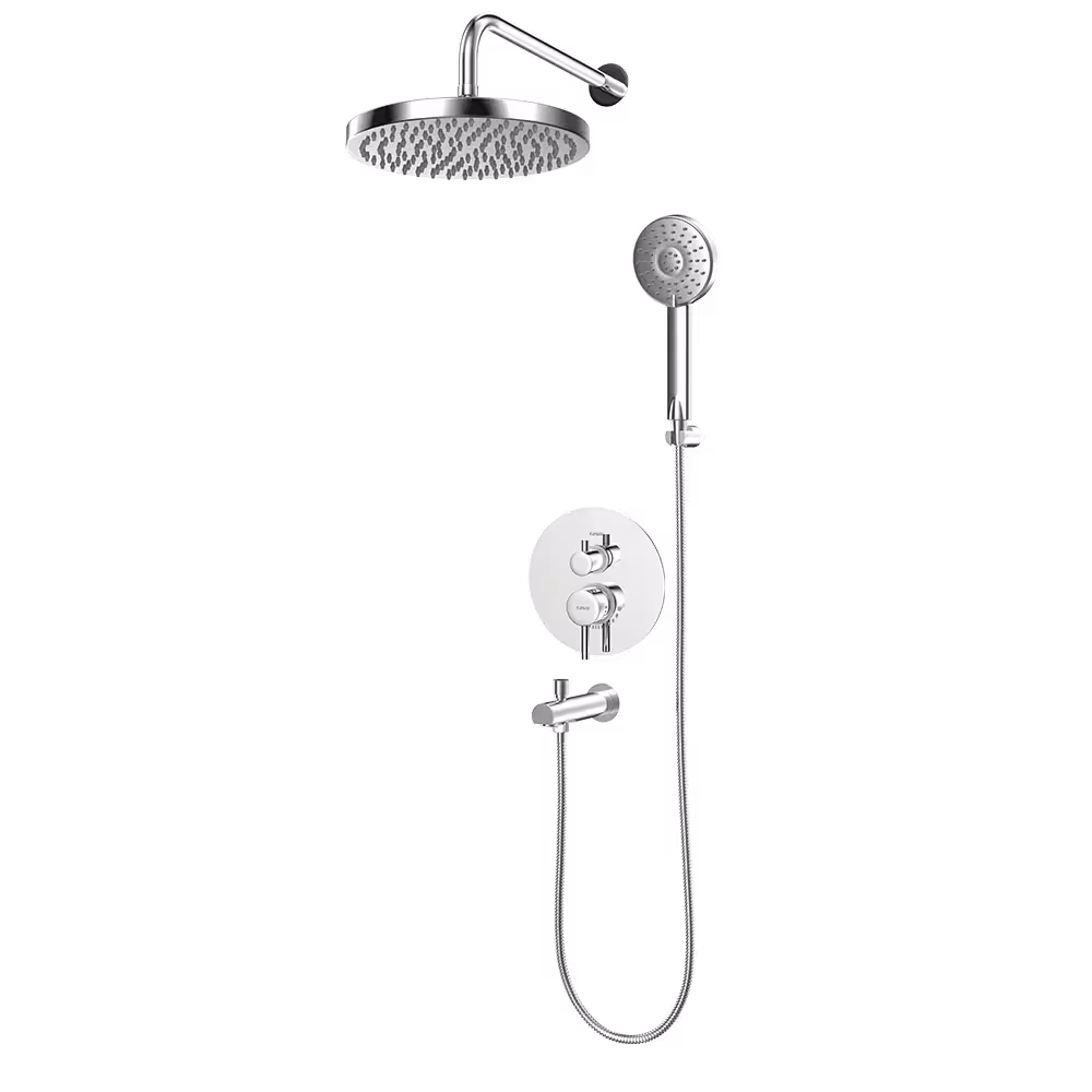 شیر دوش تیپ4 توکار کسری مدل کویین (گرد)