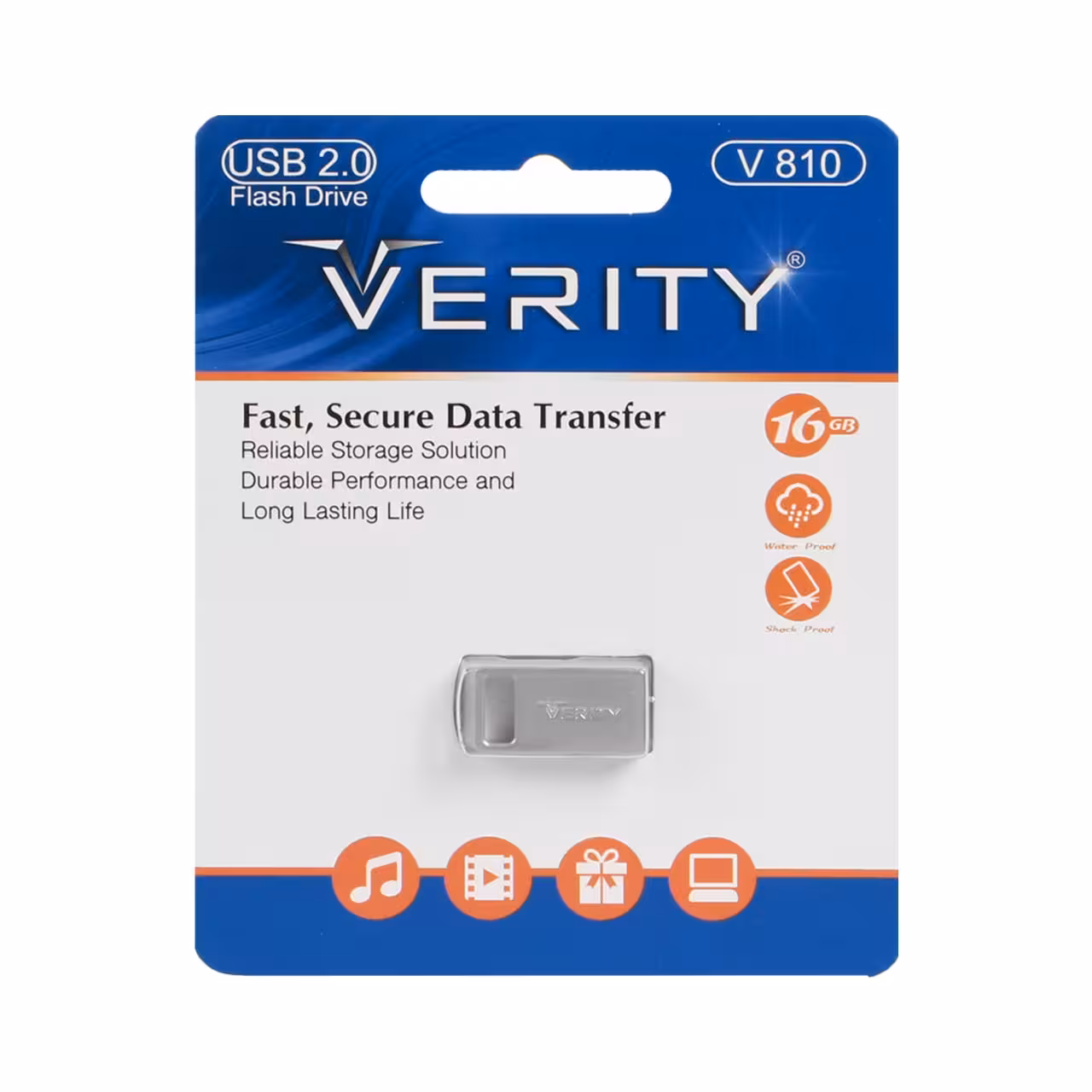 فلش مموری وریتی مدل V810 ظرفیت 16 گیگابایت(فروش عمده و تک)