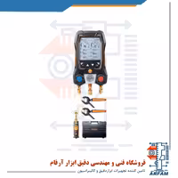 گیج دو قلو هوشمند با پراب دما و کیف TESTO 550S BASIC KIT