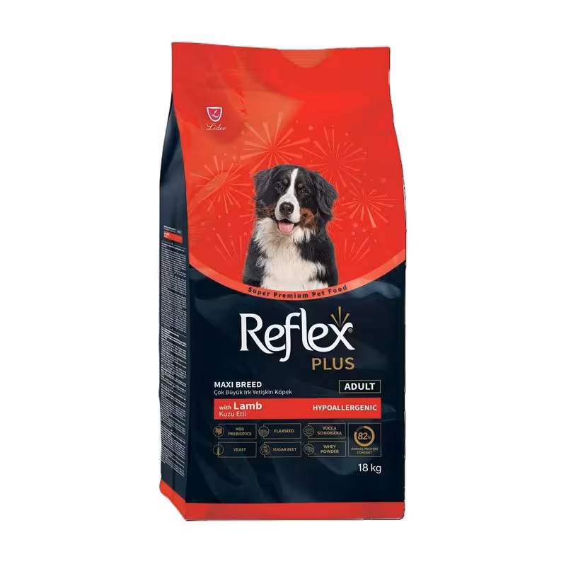 غذای خشک سگ رفلکس مکسی ادالت با طعم بره وزن 18 کیلوگرم