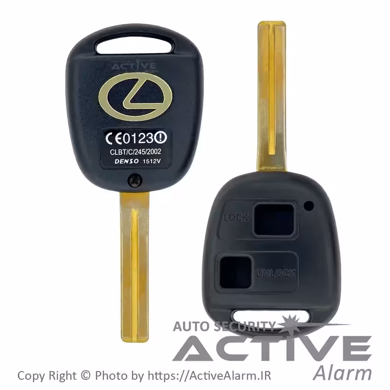 قیمت قاب ریموت‌ فابریک‌ خودرو لکسوس (دودکمه)