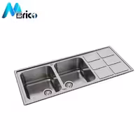 سینک میلان کد 5018 توکار دو لگنه