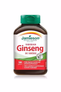 کپسول جینسینگ سیبری Jamieson - بسته 100 عددی