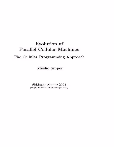خرید و دانلود نسخه کامل کتاب Evolution Of Parallel Cellular Machines