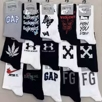 جوراب ساقدار طرح نوشته