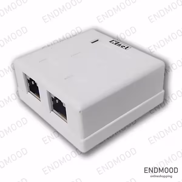 کیستون باکس 2 پورت CAT6 SFTP کی نت K-NBSC6S002