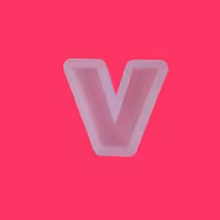 قالب سیلیکونی حروف تکی برای رزین حرف V