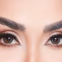 لنز چشم بیوتی سالیانه خاکستری دور دار هاله دار