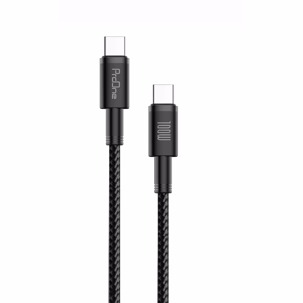 کابل تبدیل USB-C پرووان مدل PCC111 100W PD طول 1متر