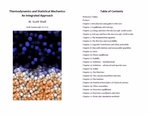 خرید و دانلود نسخه کامل کتاب Thermodynamics and Statistical Mechanics: An Integrated Approach