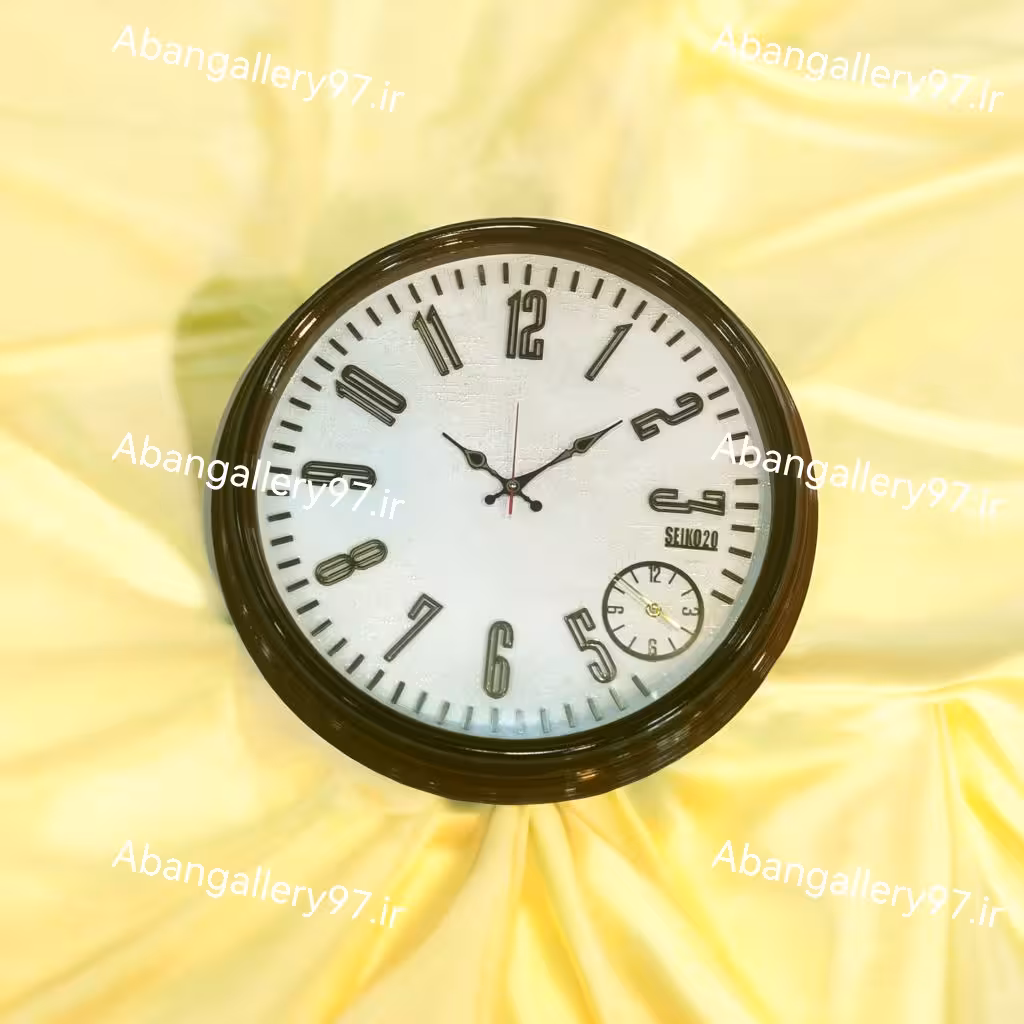 ساعت دیواری دو زمانه درجه1