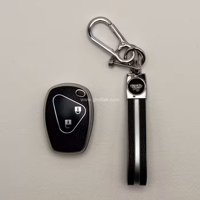 کاور ریموت ال نود و ساندرو طرح چرم با بند ست