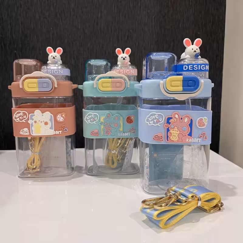قمقمه دو حالته کودک مدل RABBIT BOTTLE