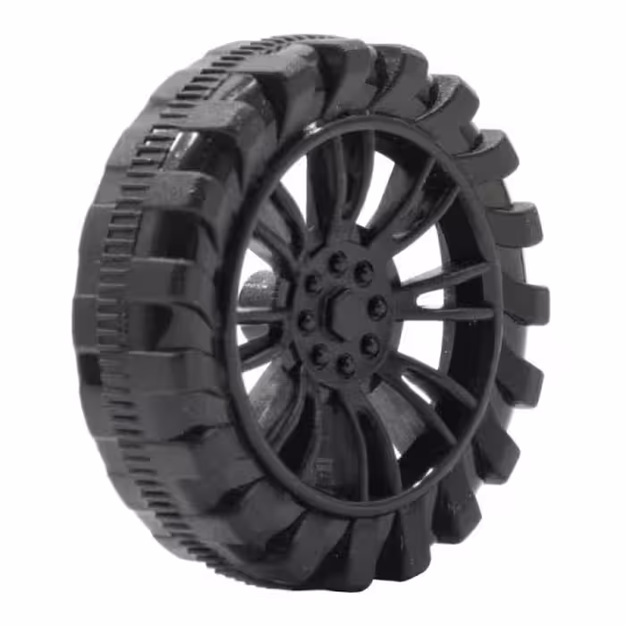 چرخ ربات پلاستیکی کوچک سایز 35x10mm