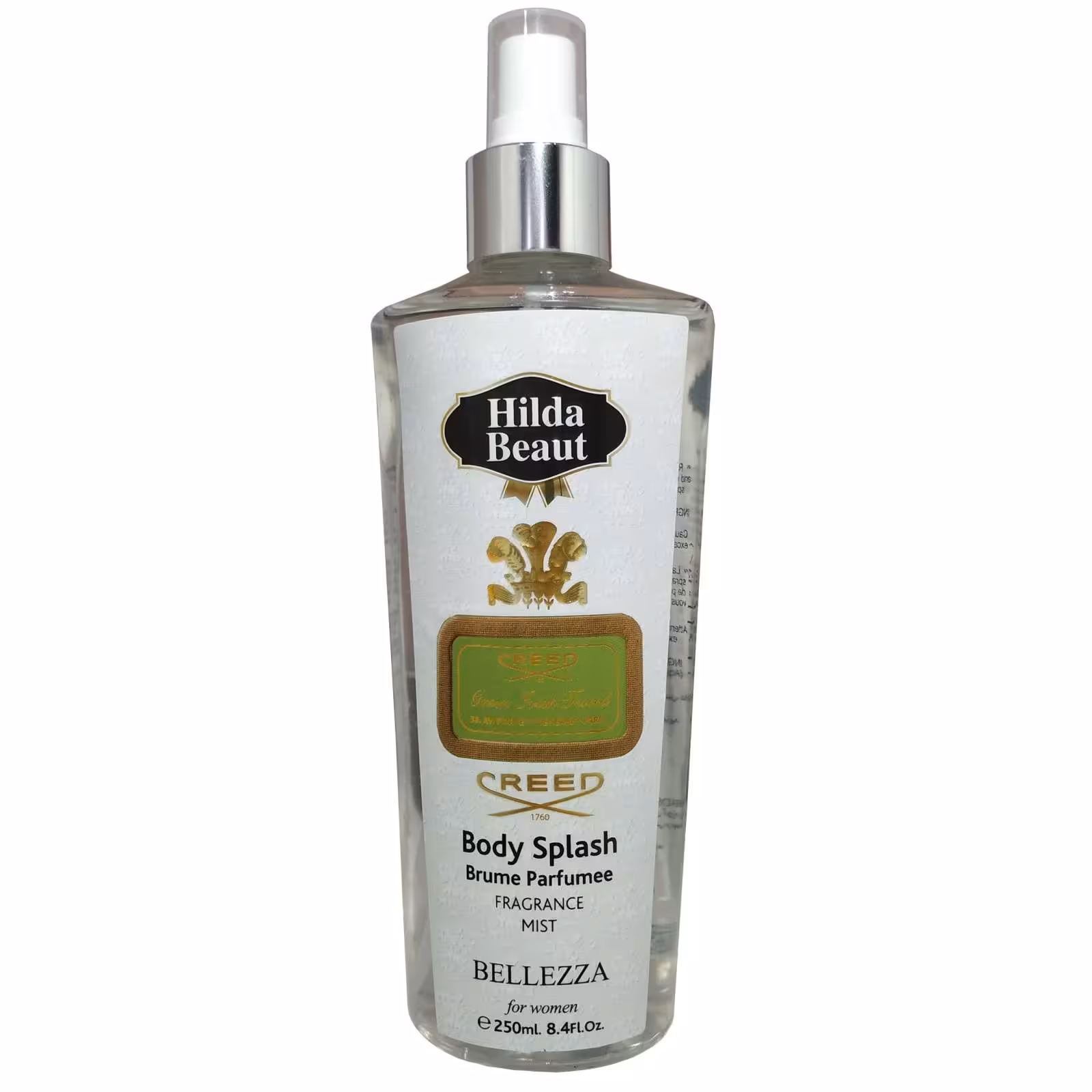 بادی اسپلش هیلدا بیوت کرید گرین ایریش Hilda Beaut CREED GREEN IRISH Body Splash حجم 250 میلی لیتر