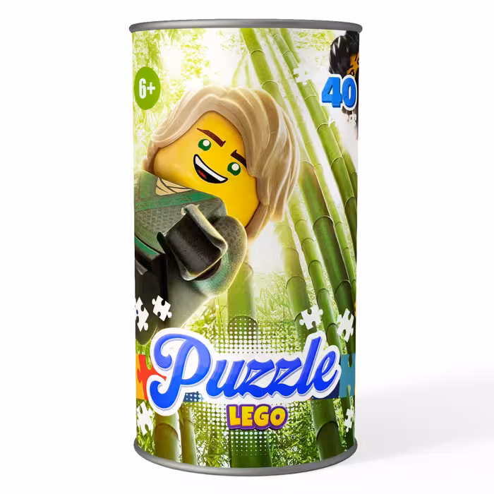 پازل 40 تکه کارتون لگو