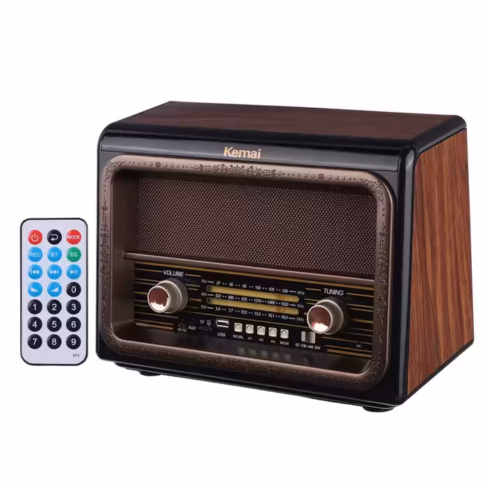 رادیو اسپیکر بلوتوثی رم و فلش خور Kemai MD-1911BT   ریموت کنترل