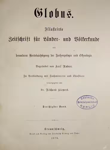خرید و دانلود نسخه کامل کتاب Globus. Illustrirte Zeitschrift für Länder- und Völkerkunde