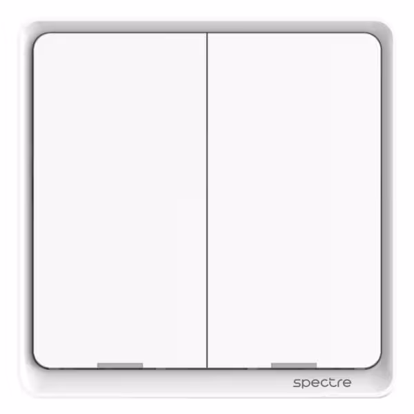 کلید روشنایی هوشمند metis – دو پل – Tuya – WiFi – L N – سفید