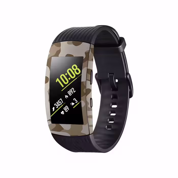 برچسب ماهوت طرح Army-Desert مناسب برای ساعت هوشمند سامسونگ Galaxy Gear Fit 2 Pro