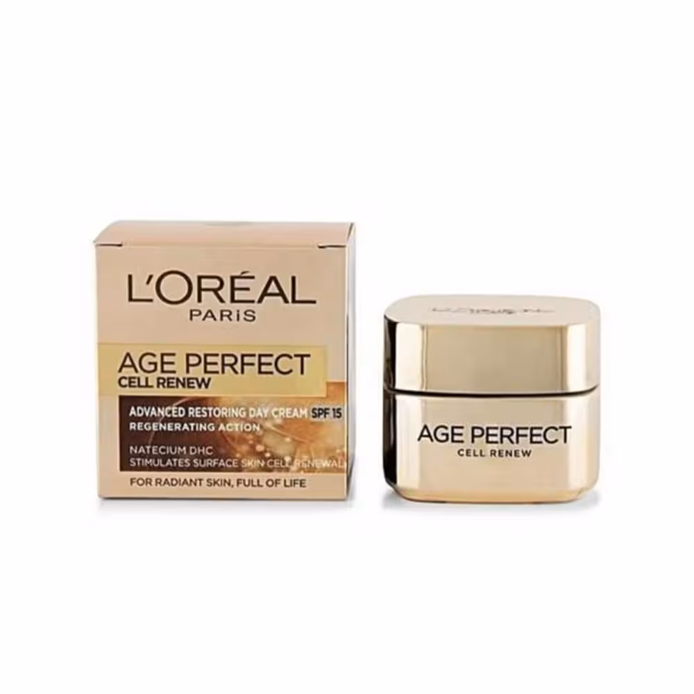 کرم روز جوان کننده لورال L'Oreal Paris Age Perfect Cell Renew Revitalising Day Cream
