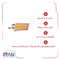 هیتر تابشی سرامیکی انرژی مدل GR0200