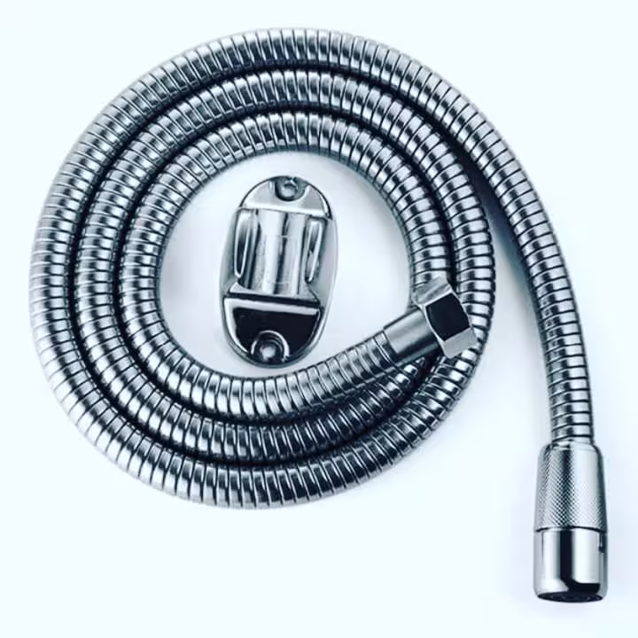 شلنگ توالت برنجی کروم (پلیشی _ مات)