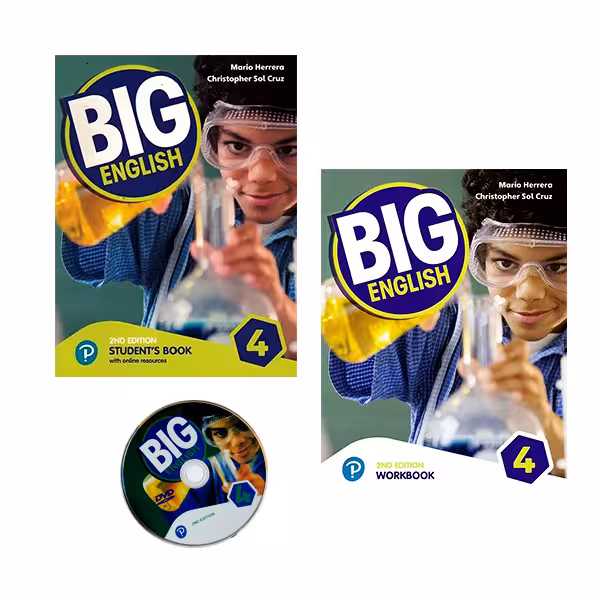 کتاب بیگ انگلیش 4 ویرایش دوم | Big English 4 (SB WB Audio) 2nd Edition | خرید کتاب زبان | خرید لوازم التحریر | چی کتاب | بالاترین تخفیف و ارسال رایگان